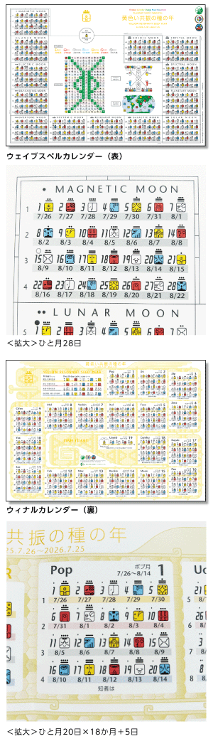 13の月の暦 A3
